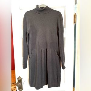 Cashmere blend J. Crew turtleneck dress size Large